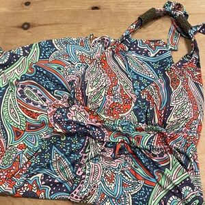 Talia Colorful Beaded Hippie Halter Dress Backless Festival Boho Coachella SM